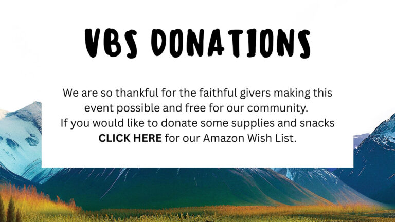 VBS Donations